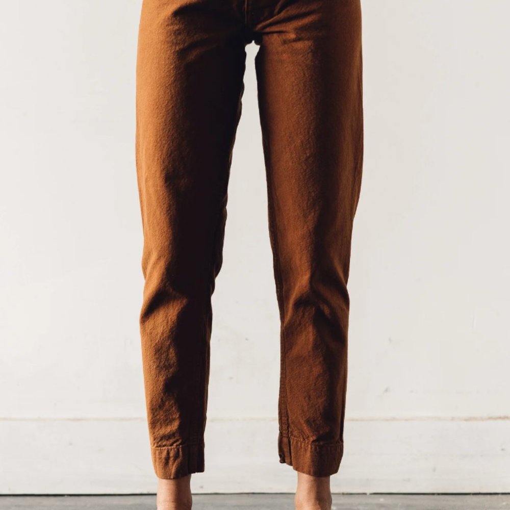 JESSE KAMM Ranger Pant sz6, tobacco